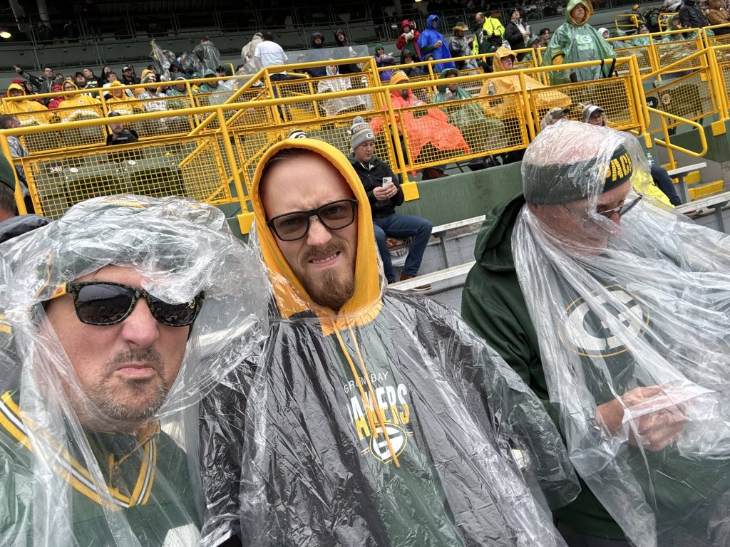 Elliot and Fam at Lambeau